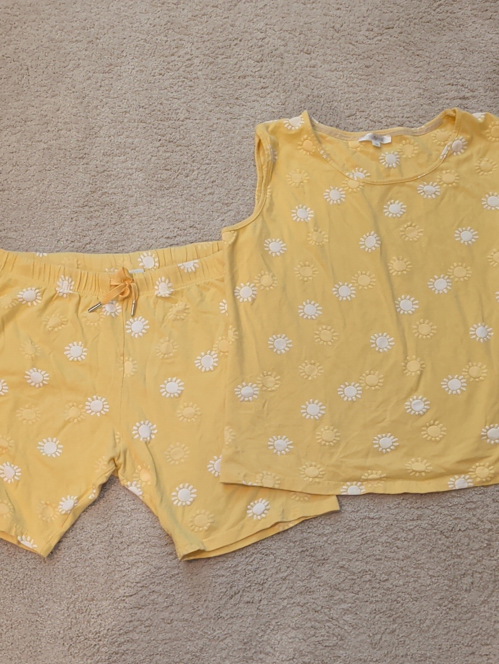 Yellow Daisy-Print Sleep Set - Women